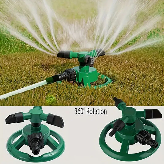 Aspersor de gazon rotativ la 360 de grade